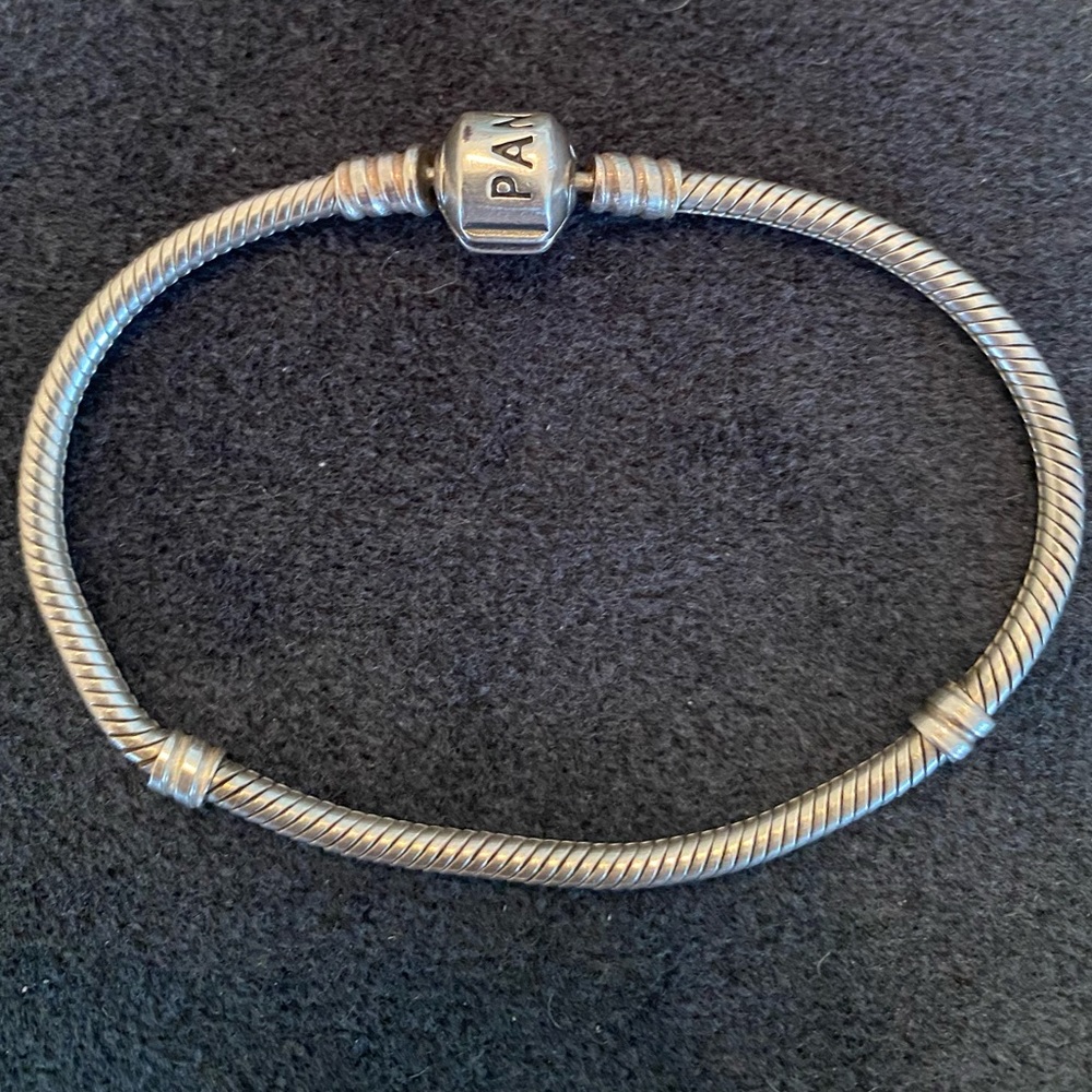 Pandora Barrel Clasp Sterling Silver Bracelet